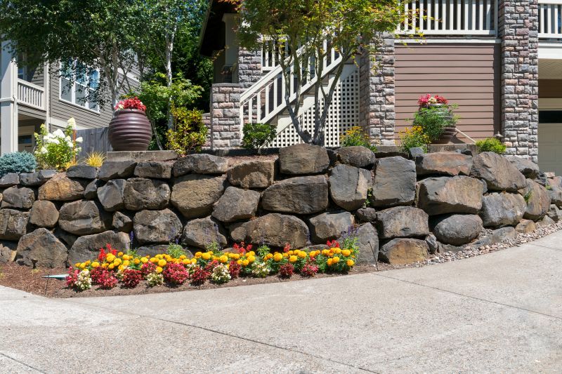 Boulder Wall Landscaping