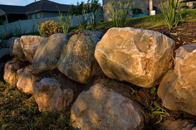 Custom Boulder Landscaping