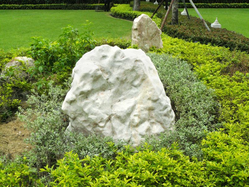 Finished Boulder Wall