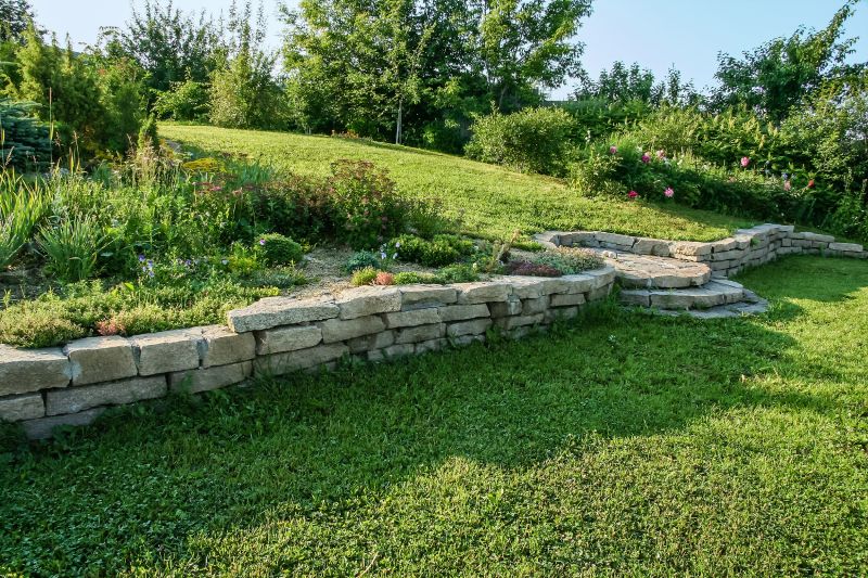 Natural Boulder Retaining Wall
