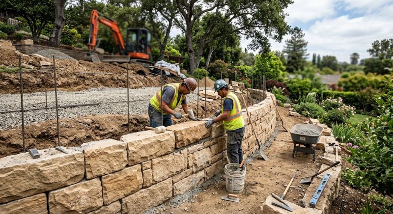 Hardscape Wall Construction in Marin County, CA