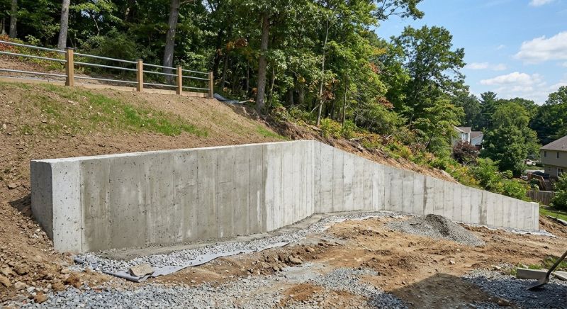 Retention Wall Construction in Deland, FL