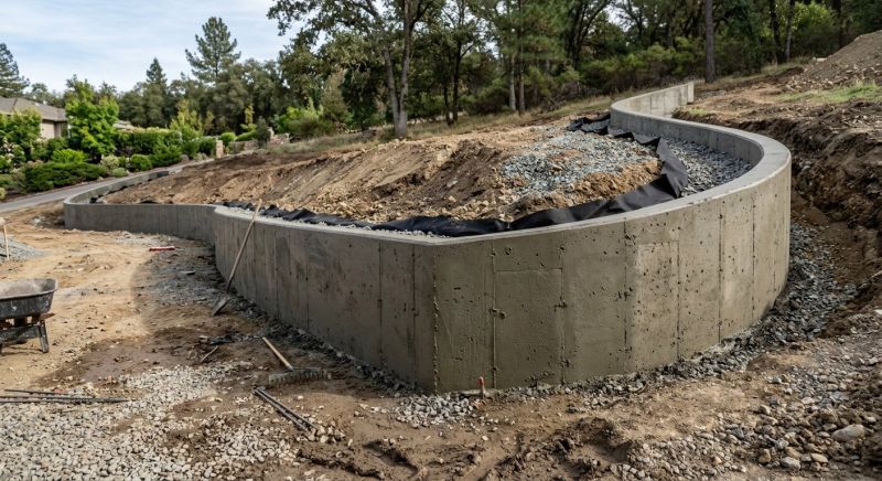 Retention Wall Construction in Kissimmee, FL