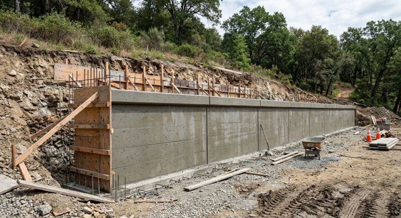 Retention Wall Construction in Brevard County, FL