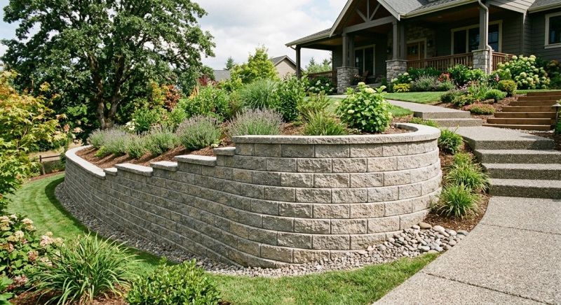 Retention Wall Installation in Daytona Beach, FL