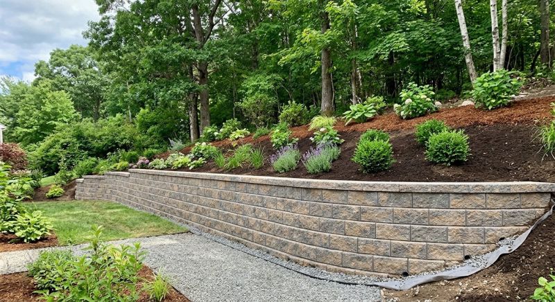 Retention Wall Installation in Sonoma County, CA