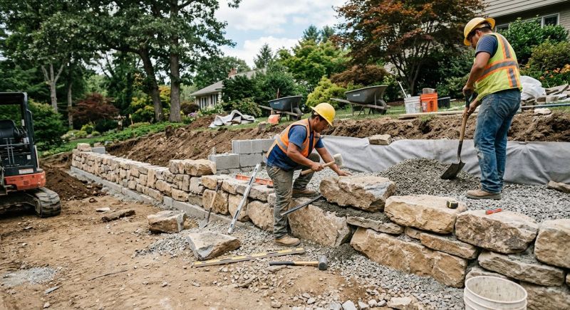 Hardscape Wall Construction in Lakeland, FL