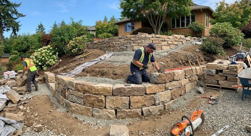 Landscape Wall Construction in Brevard County, FL